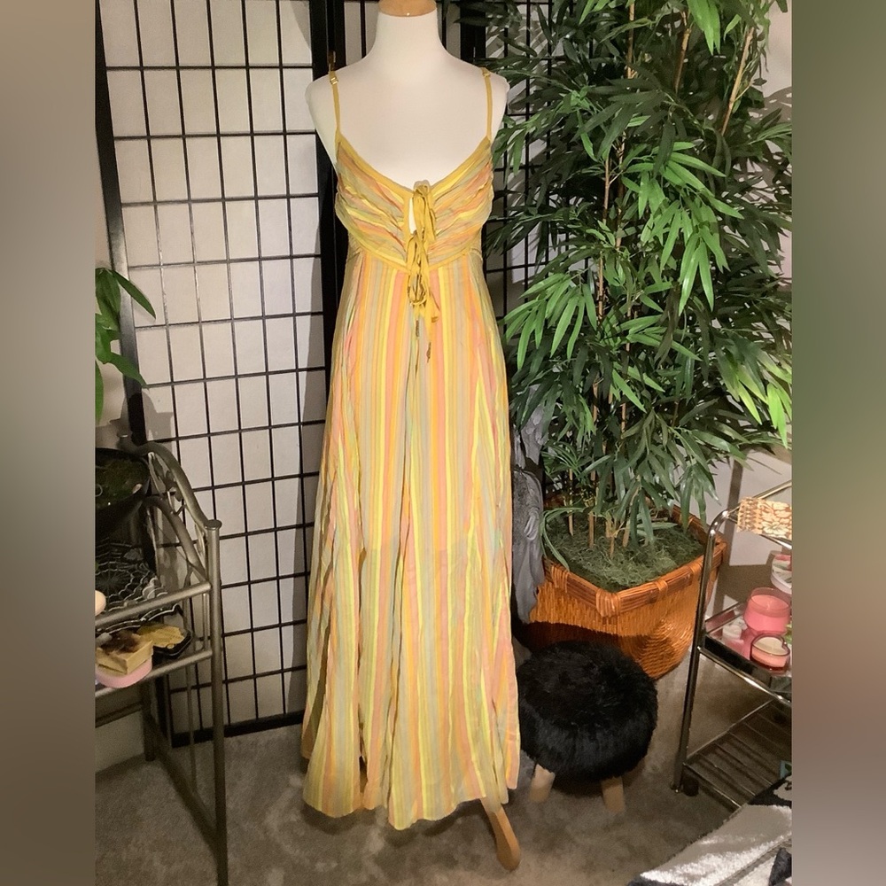 ***SOLD***SOLD***SOLD***
Free People, Dream Weaver Cotton Maxi sundress, size M